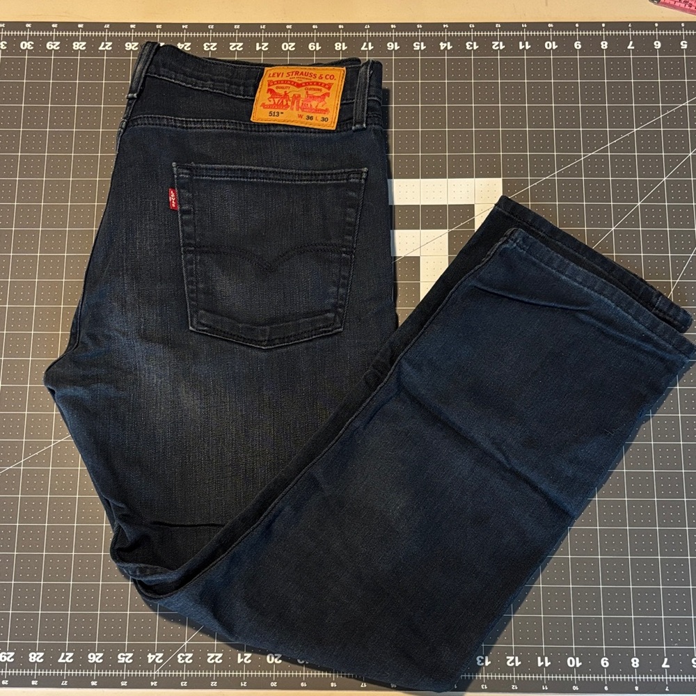 Levi's Men's Deep Indigo Straight Jeans